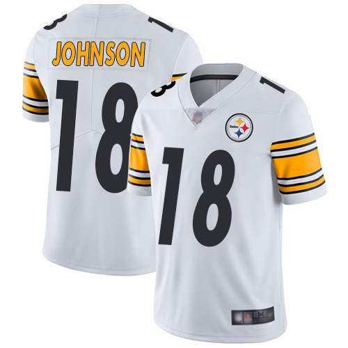 Nike Steelers #18 Diontae Johnson White Youth Stitched NFL Vapor Untouchable Limited Jersey
