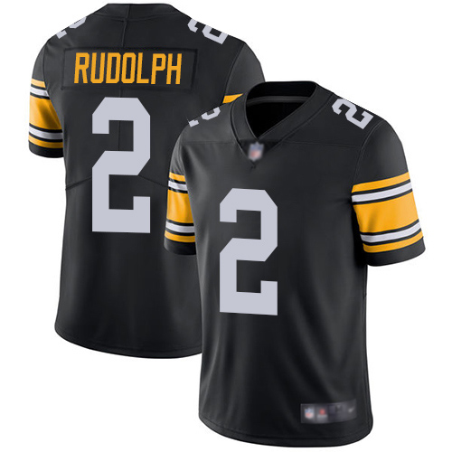 Nike Steelers #2 Mason Rudolph Black Alternate Youth Stitched NFL Vapor Untouchable Limited Jersey