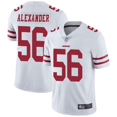 Nike 49ers #56 Kwon Alexander White Youth Stitched NFL Vapor Untouchable Limited Jersey