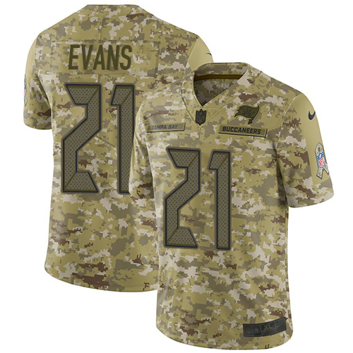 Nike Buccaneers #21 Justin Evans Camo Youth Stitched NFL Limited 2018 Salute to Service Jersey Nike Buccaneers #21 Justin Evans Camo Youth Stitched NFL Limited 2018 Salute to Service Jersey