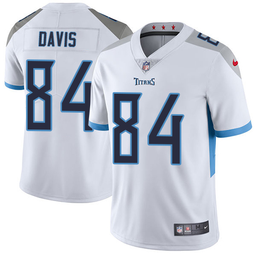 Nike Titans #84 Corey Davis White Youth Stitched NFL Vapor Untouchable Limited Jersey