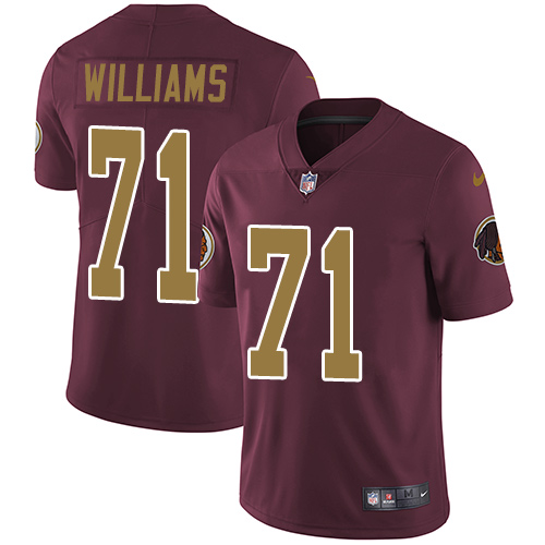 Nike Redskins #71 Trent Williams Burgundy Red Alternate Youth Stitched NFL Vapor Untouchable Limited Jersey