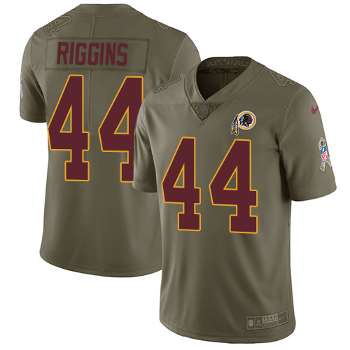Nike Redskins #44 John Riggins Olive Youth Stitched NFL Limited 2017 Salute to Service Jersey