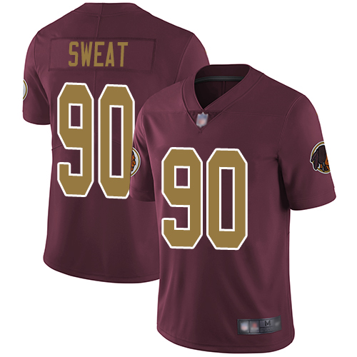 Nike Redskins #90 Montez Sweat Burgundy Red Alternate Youth Stitched NFL Vapor Untouchable Limited Jersey