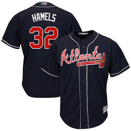 Braves #32 Cole Hamels Navy Blue New Cool Base Stitched Youth MLB Jersey Braves #32 Cole Hamels Navy Blue New Cool Base Stitched Youth MLB Jersey