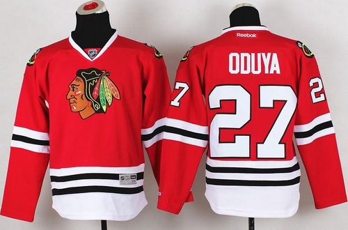 Blackhawks #27 Johnny Oduya Red Stitched Youth NHL Jersey Blackhawks #27 Johnny Oduya Red Stitched Youth NHL Jersey
