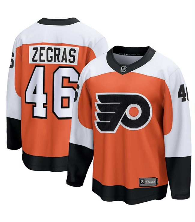 Youth Philadelphia Flyers Custom Orange 2024-25 Home stitched Hockey Jersey