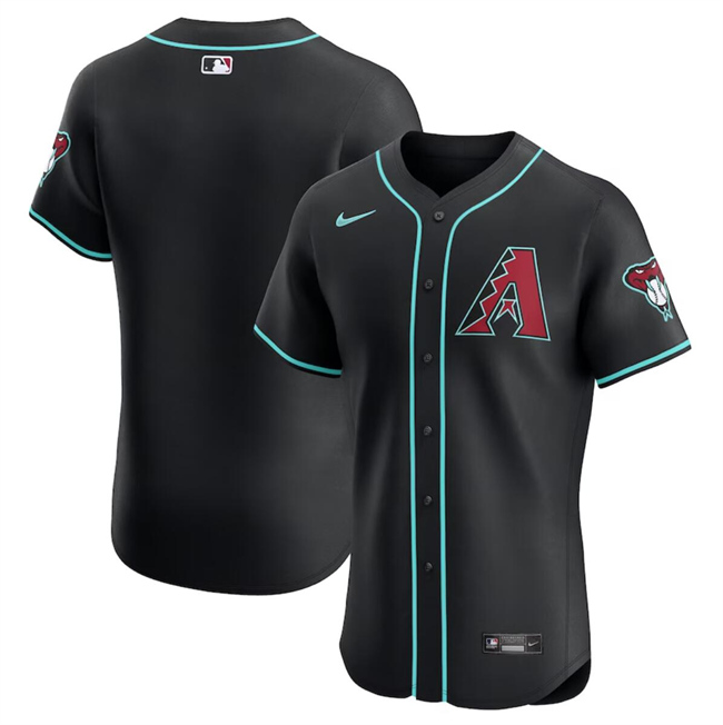 Youth Arizona Diamondbacks Blank Black Stitched Baseball Jersey