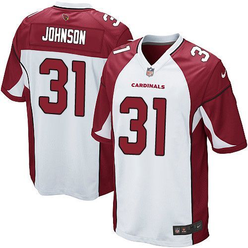 Nike Cardinals #31 David Johnson White Team Color Youth Stitched NFL Elite Jersey