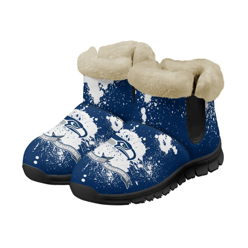 Women's Seattle Seahawks 2024 Snow Boots/Shoes 001(Pls check description for details)