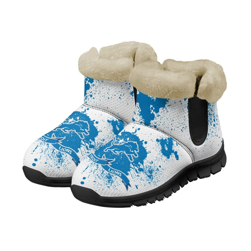 Men's Detroit Lions 2024 Snow Boots/Shoes 001(Pls check description for details)