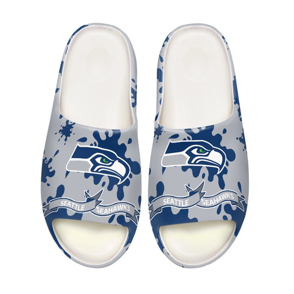 Women's Seattle Seahawks Yeezy Slippers/Shoes 001