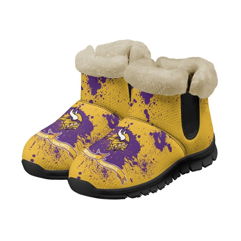 Men's Minnesota Vikings 2024 Snow Boots/Shoes 001(Pls check description for details)