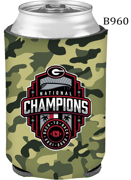Georgia Bulldogs Camo 2022 National Champions Can Coolers B960 Georgia Bulldogs Camo 2022 National Champions Can Coolers B960
