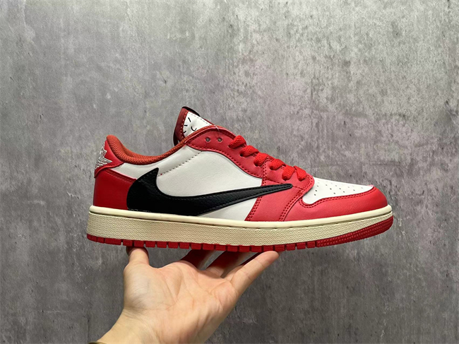 Men's Running Weapon Air Jordan 1 Red/White 0647