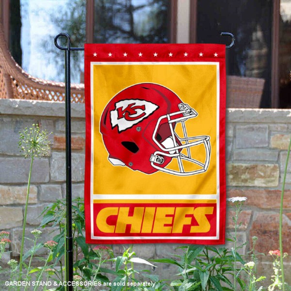 Kansas City Chiefs Double-Sided Garden Flag 002 (Pls Check Description For Details)