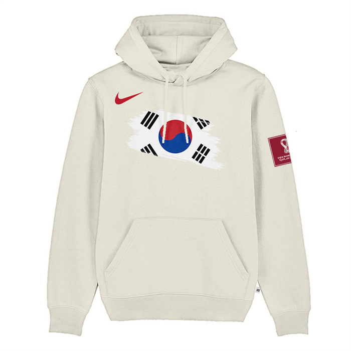 Men's Korea FIFA World Cup Soccer Hoodie White