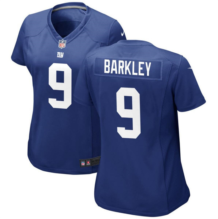 Women's New York Giants #9 Matt Barkley Blue Player Stitched Jersey(Run Small) Women's New York Giants #9 Matt Barkley Blue Player Stitched Jersey(Run Small)