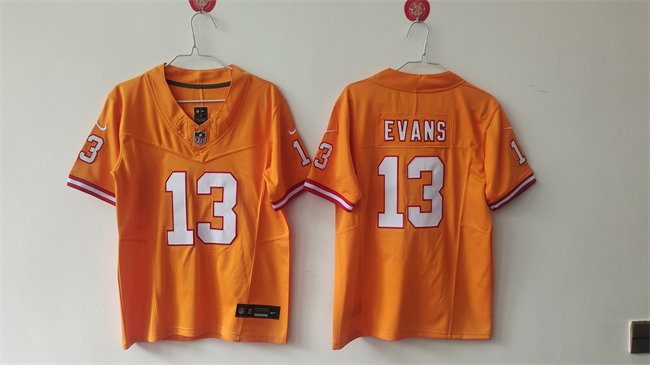 Youth Tampa Bay Buccaneers #13 Mike Evans Orange F.U.S.E Throwback Vapor Untouchable Limited Stitched Jersey