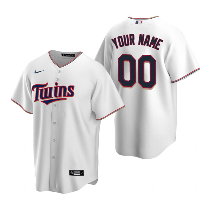 Youth Minnesota Twins Active Player Custom White Cool Base Stitched Baseball Jersey