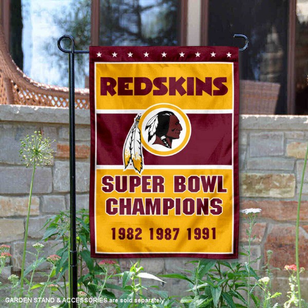 Washington Football Team Double-Sided Garden Flag 002 (Pls Check Description For Details)