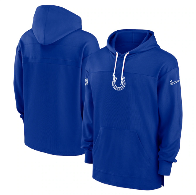 Men's Indianapolis Colts Royal Performance Pullover Hoodie